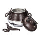 Афганский казан полированный 15 литров, с ручками